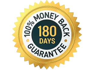 AquaBurn 180-days money back guarantee